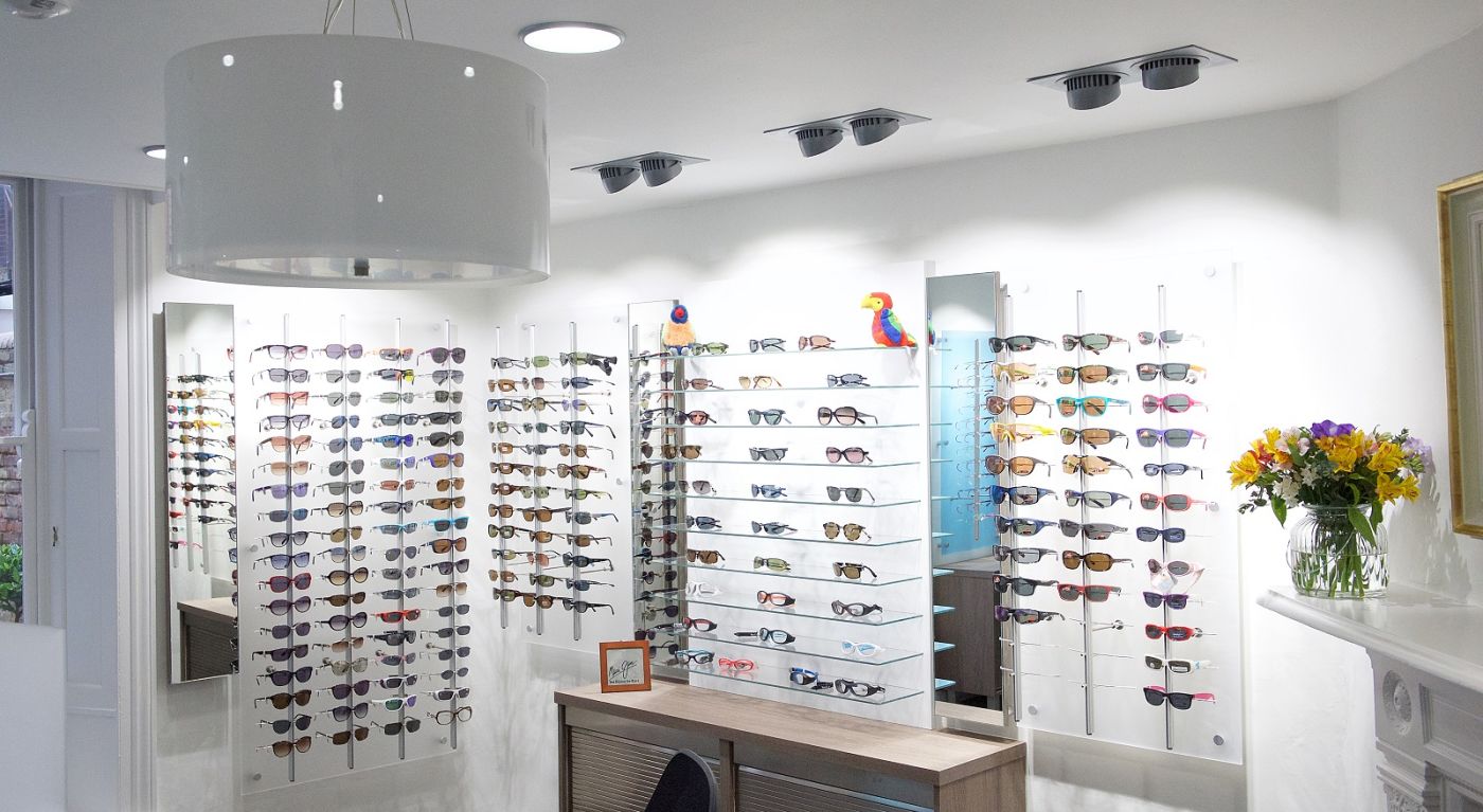 BBR Optometry glasses display