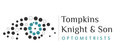 tompkins knight and son optometrists logo
