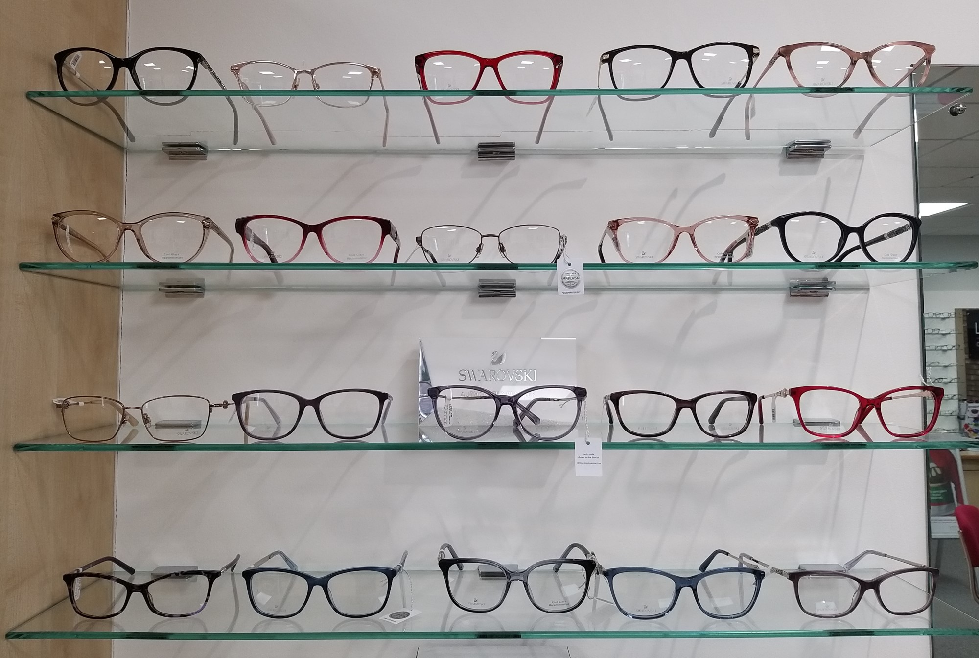 swarovski glasses in leightons winchester