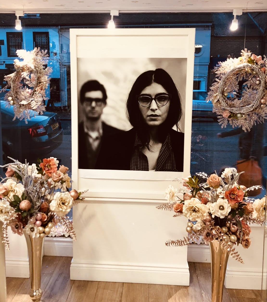Marlow's Christmas display featuring AHLEM