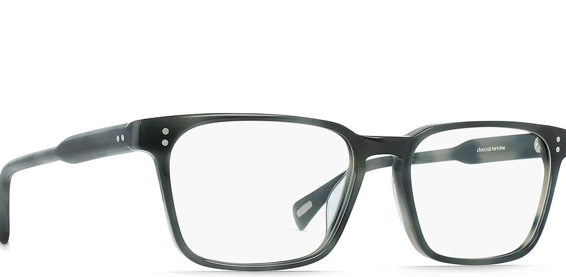 Raen Nolan eyeglasses in CHARCOAL TORTOISE / CLEAR colours.
