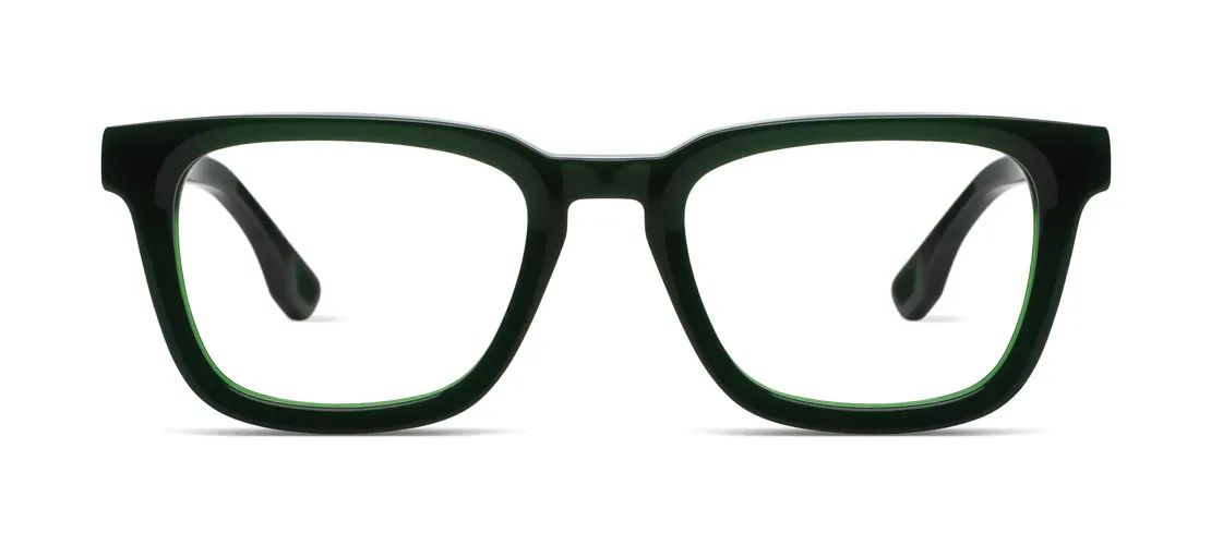Komono Parker Slims eyeglasses in Hunter colour.