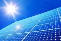 solar pannels blue sky