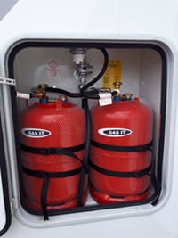 gasit 11kg bottles in motorhome