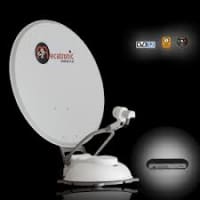 self seeking satellite dish