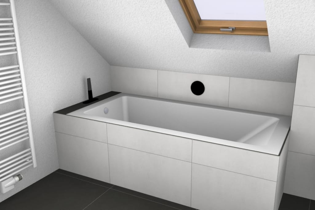 Badplanung Wanne in 3D