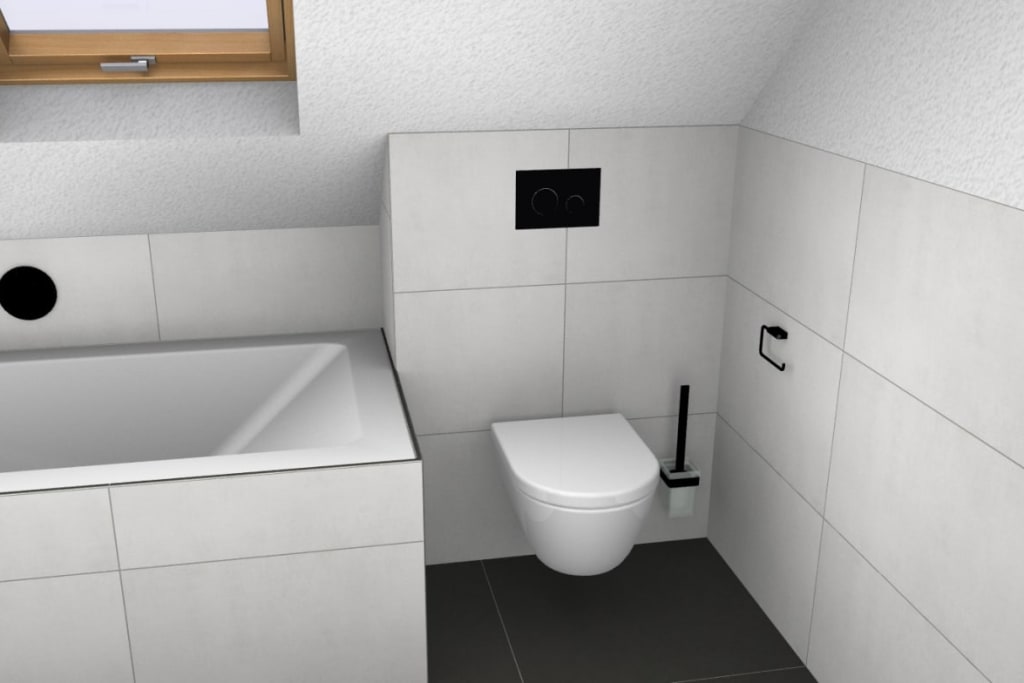 Badplanung WC in 3D