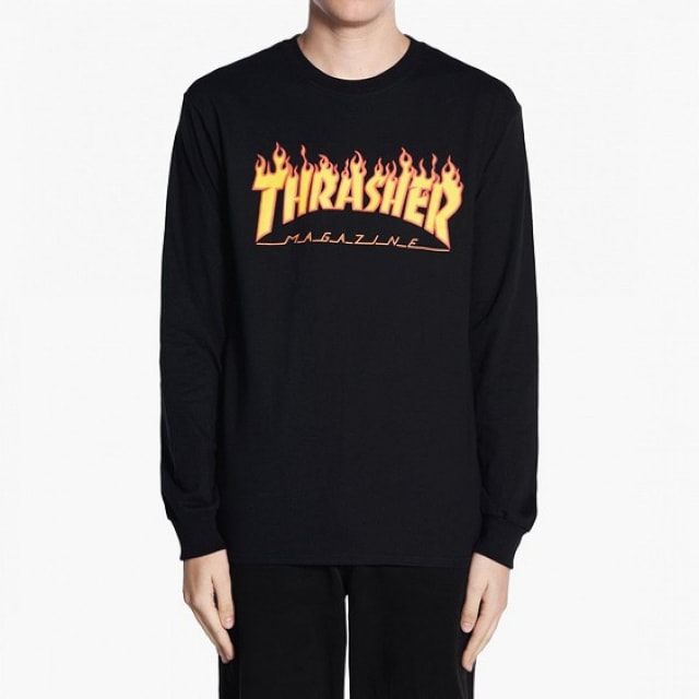 Thrasher Flame Long Sleeve Tee