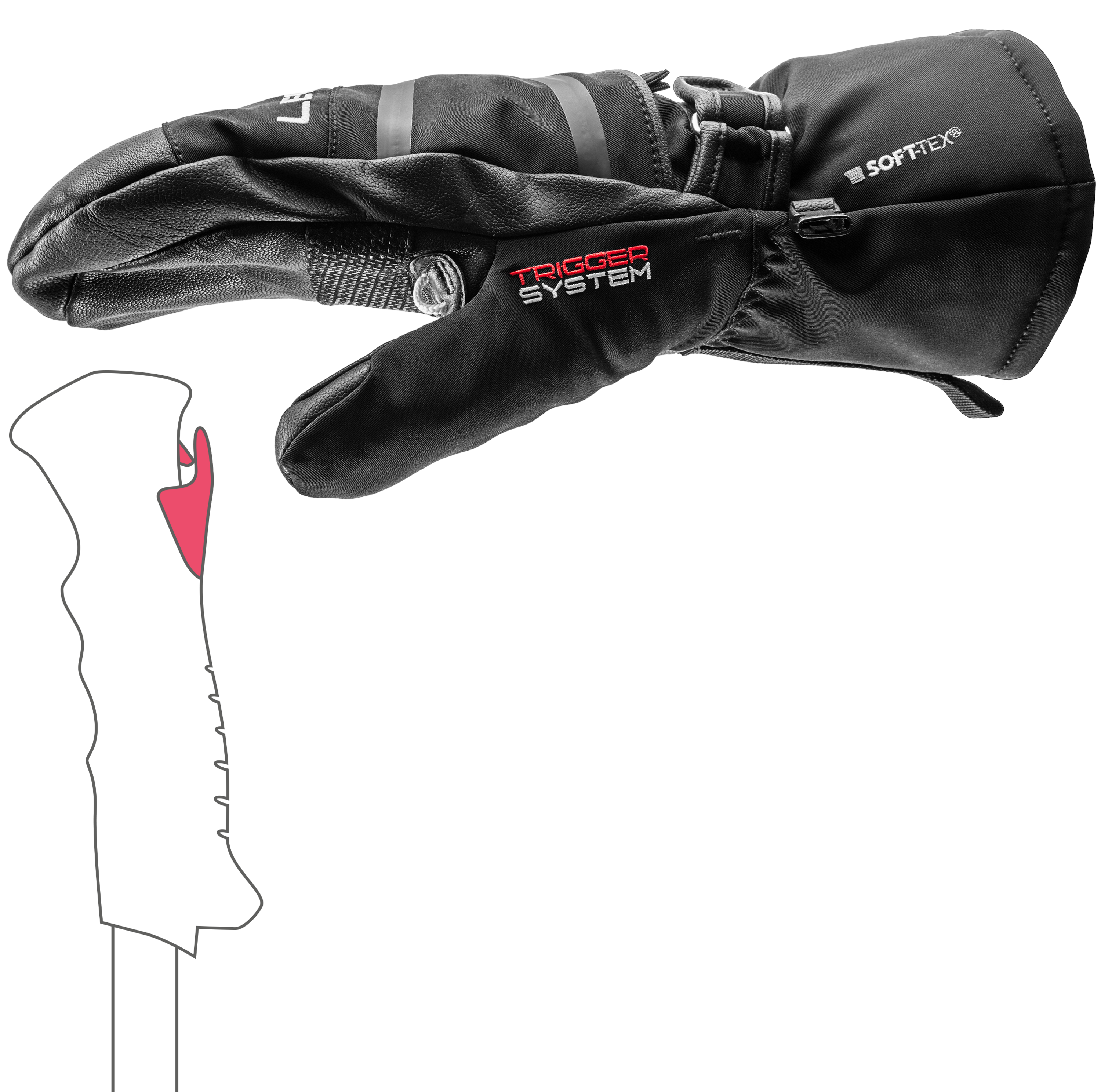Detect XT 3D Mitt | LEKI