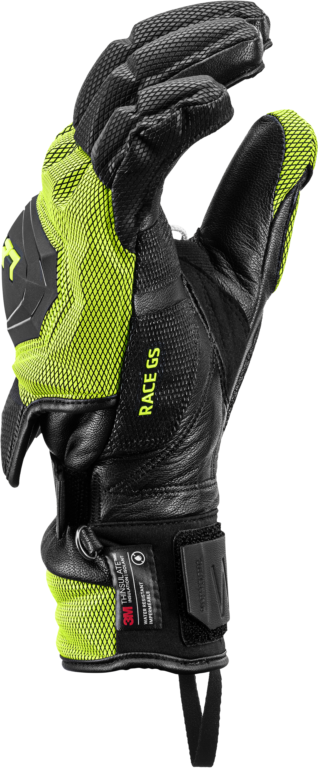 LEKI WCR Venom GS Guanti Da Sci 3D - Per Slalom Gigante, Taglia 8.5, Nero/Giallo - Foto 13