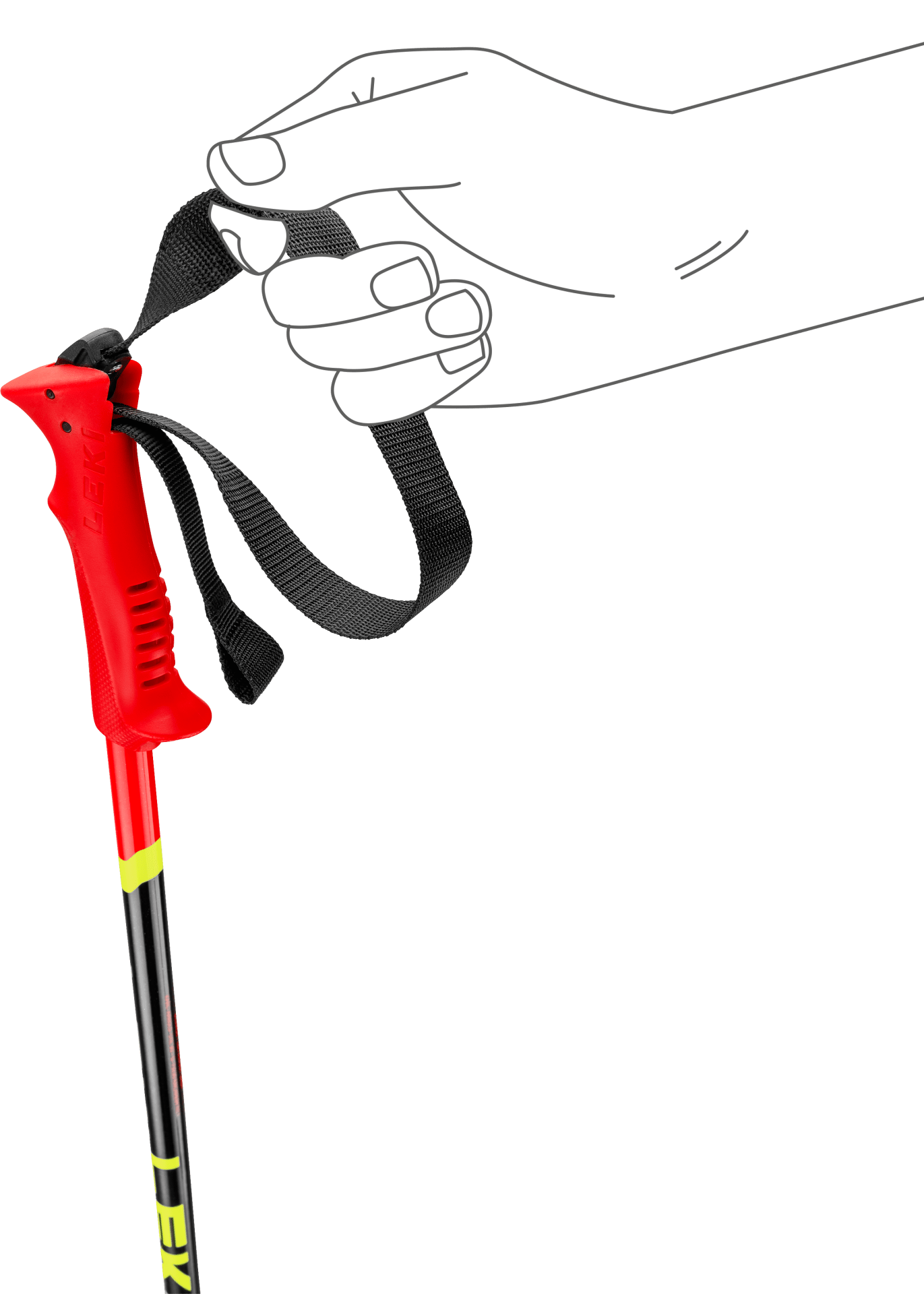 LEKI USA - Rider - Alpine Ski Poles - All Winter Poles