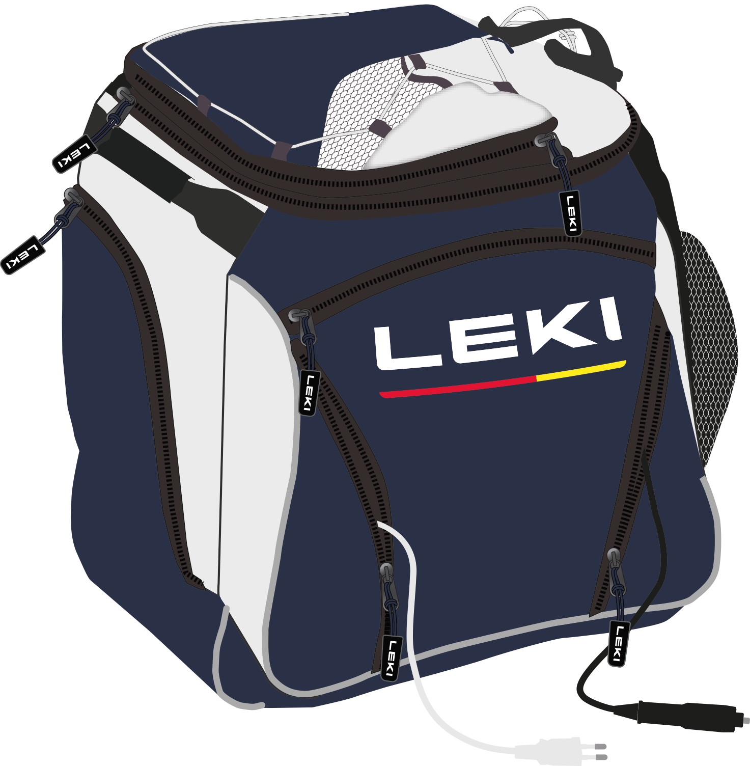 Leki Bootbag Hot 40 (Heatable) - Bolsa para botas de esquí, Comprar online