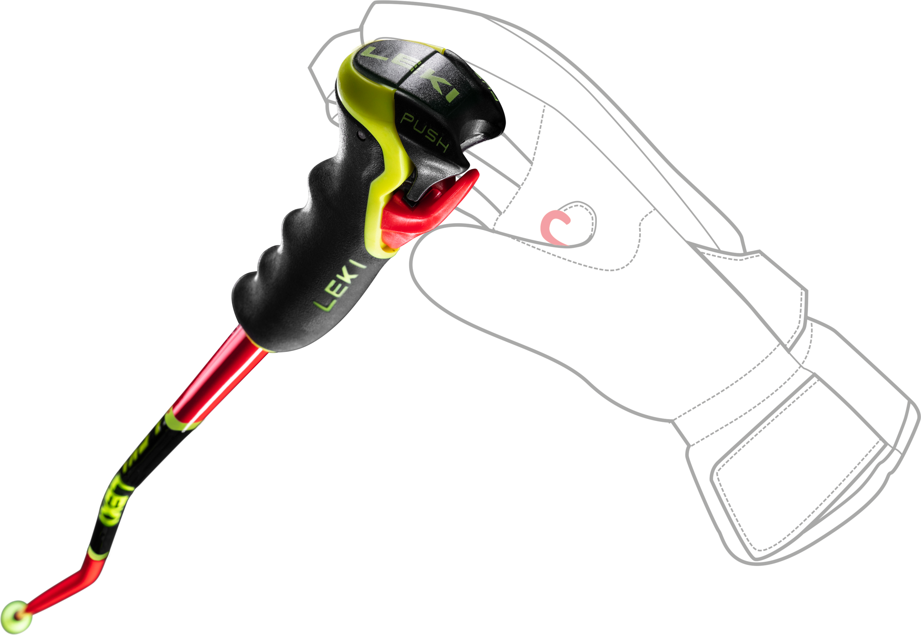 LEKI 】GS トリガー3Dストック 120センチ