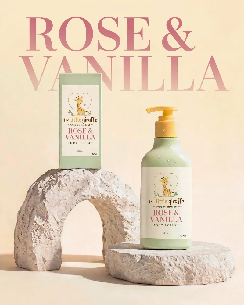 Rose & Vanilla Baby Lotion