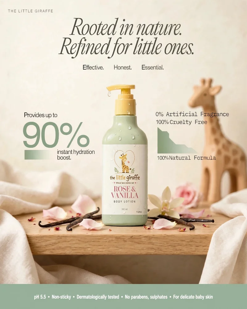 Rose & Vanilla Baby Lotion