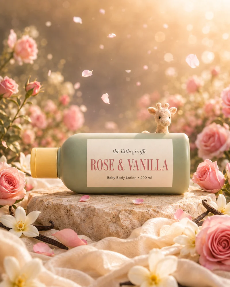 Rose & Vanilla Baby Lotion image 2