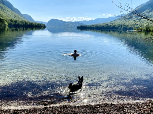 Slovenia trip, swimming by Tomáš Patoprstý