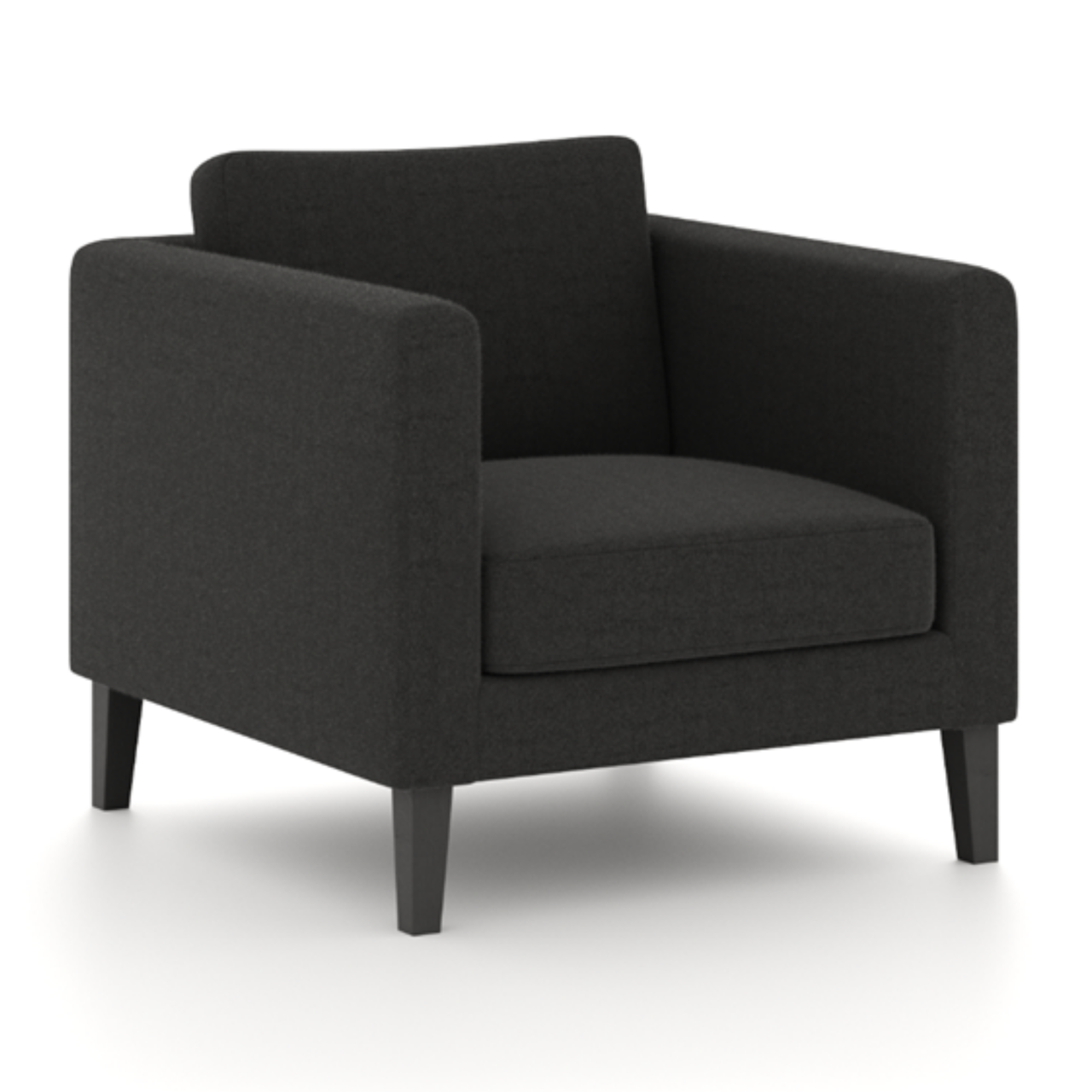 Einsitzer Yannik - Bequemer und robuster Stoffsessel in schlichtem Design