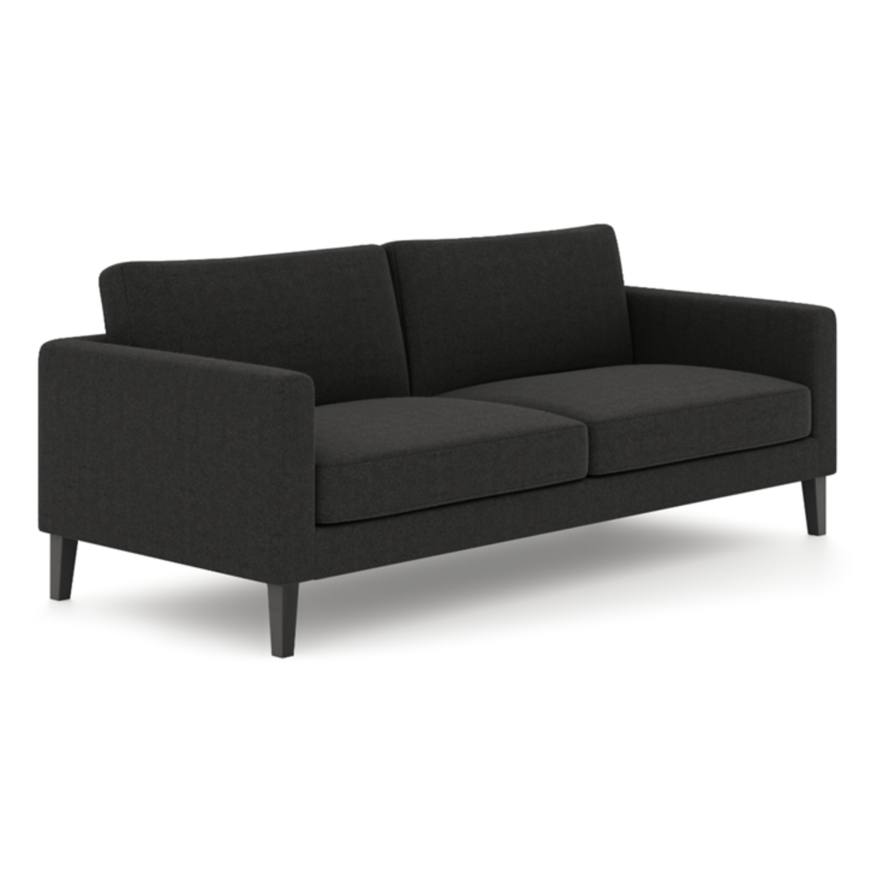 Dreisitzer Leander - Bequemes Stoffsofa in schlichtem Design für Lounge- & Wartebereiche
Für 3 Personen