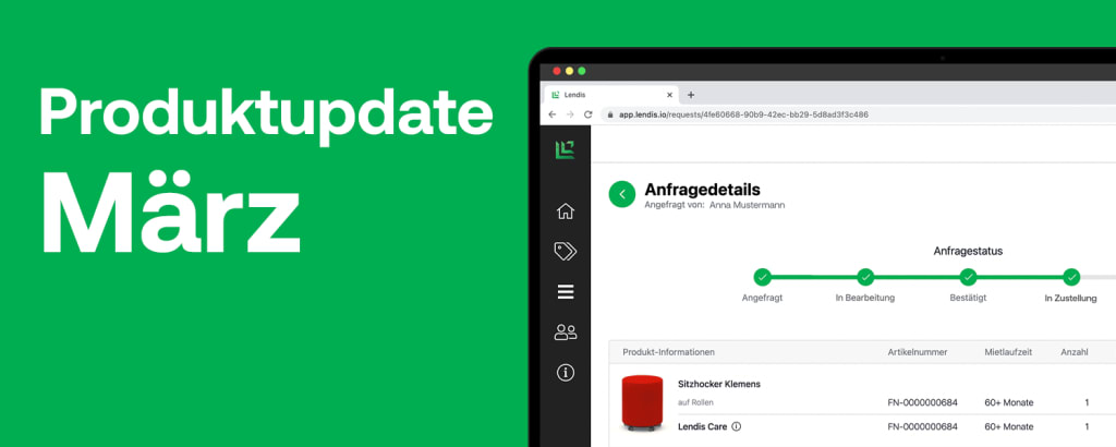 Produktupdate März