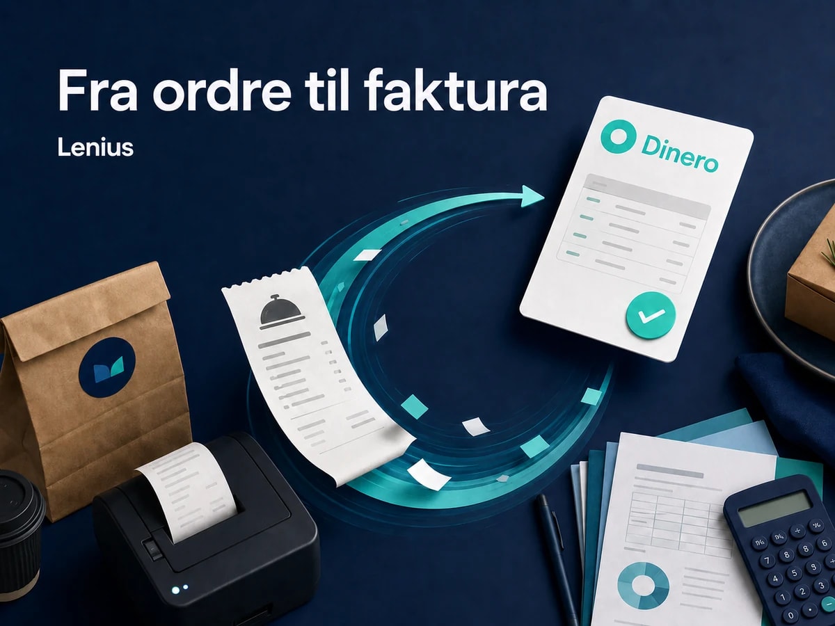 Fra takeawayordre til faktura i Dinero – uden dobbeltarbejde