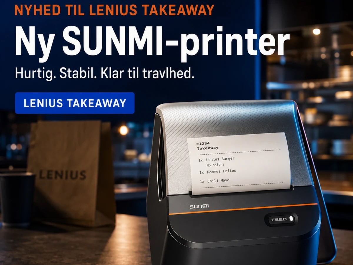 SUNMI NT220: Én kompakt printer til boner og labels