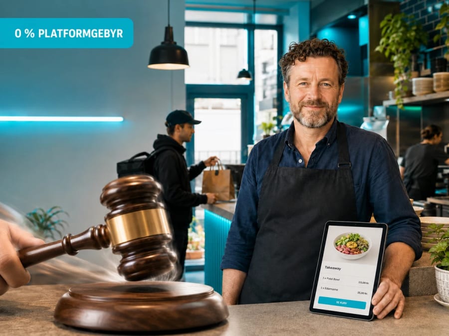 Mere frihed til restauranternes egne takeawaykanaler