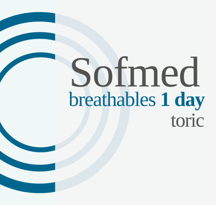 Sofmed breathables 1 Day Toric