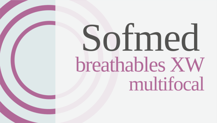 Sofmed breathables XW Multifocal