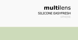 multilens silicone easy fresh