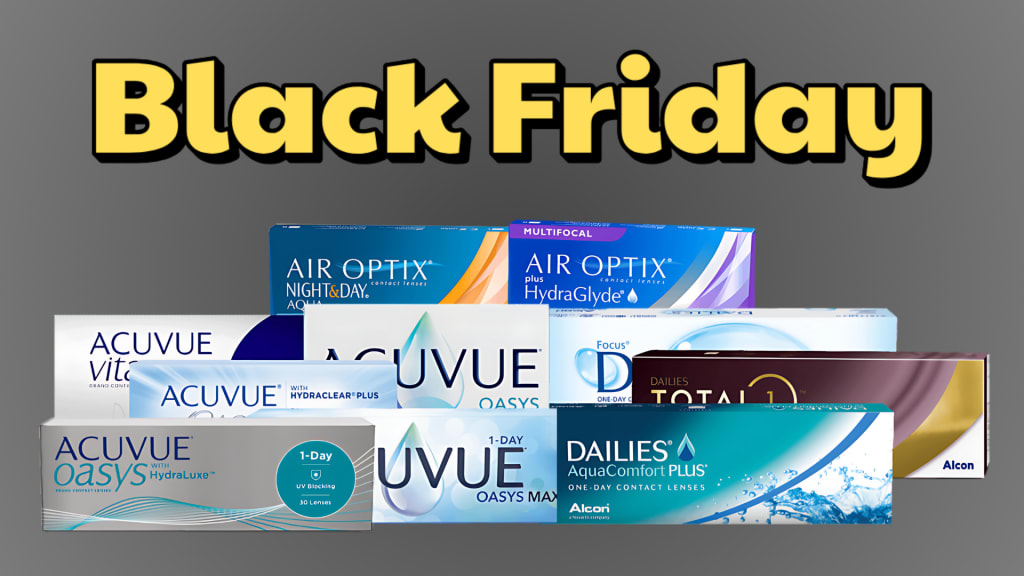 Offres Black Friday sur les lentilles de contact