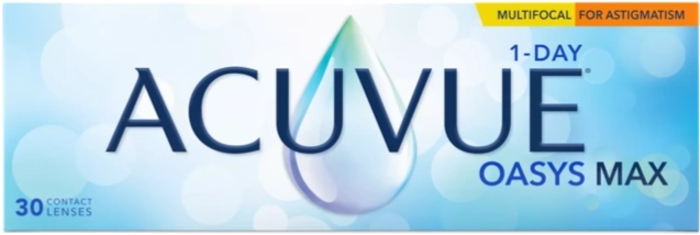 Acuvue Oasys Max 1-Day Multifocal for Astigmatism
