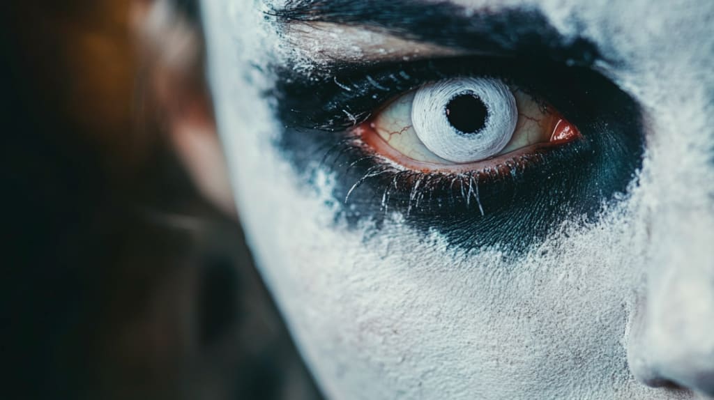 White Halloween Contacts