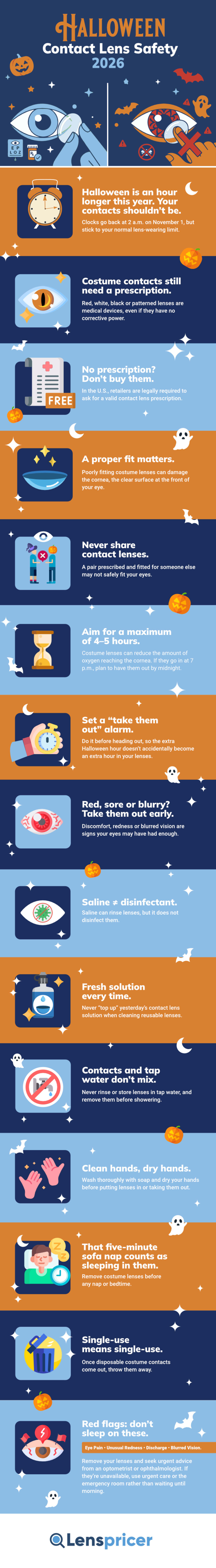 Halloween Contact Lens Safety Tips