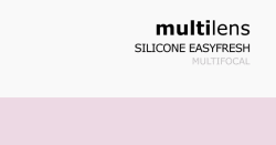 multilens silicone multifocal easy fresh