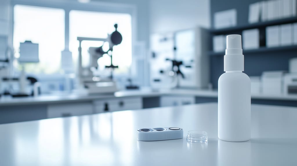 Long term effects of contact lenses, optometrist office