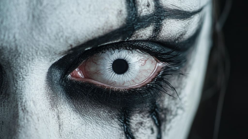 Grey Halloween Contacts