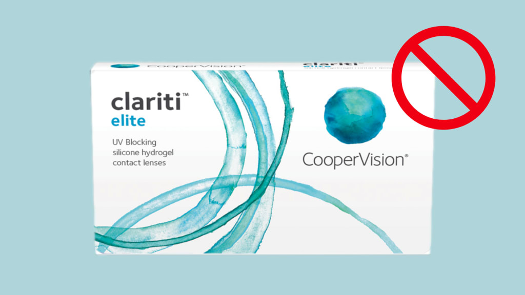 Clariti Elite Contact Lens Box