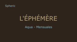 L'Ephemere Aqua Mensuales