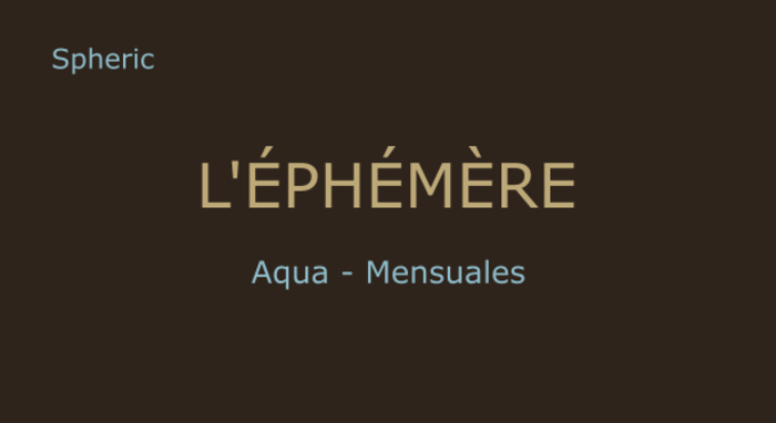 L'Ephemere Aqua Mensuales