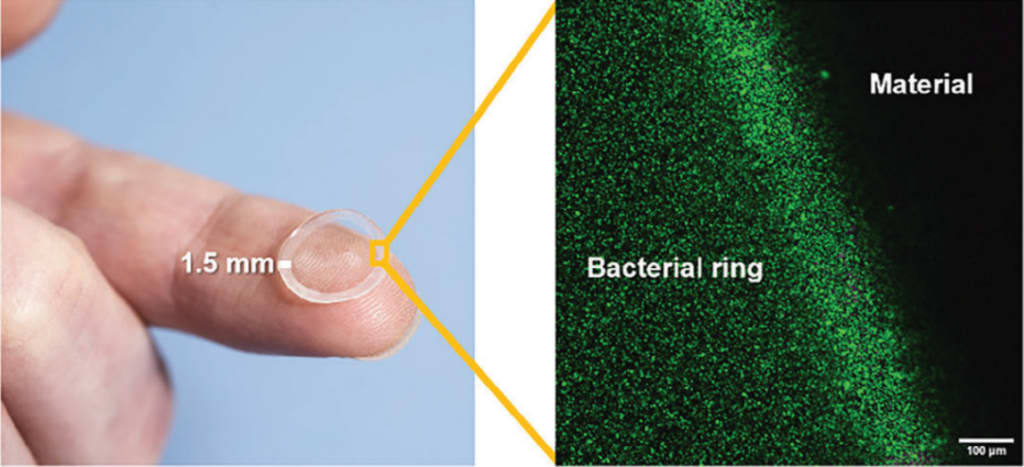 Zelf smerende contactlens