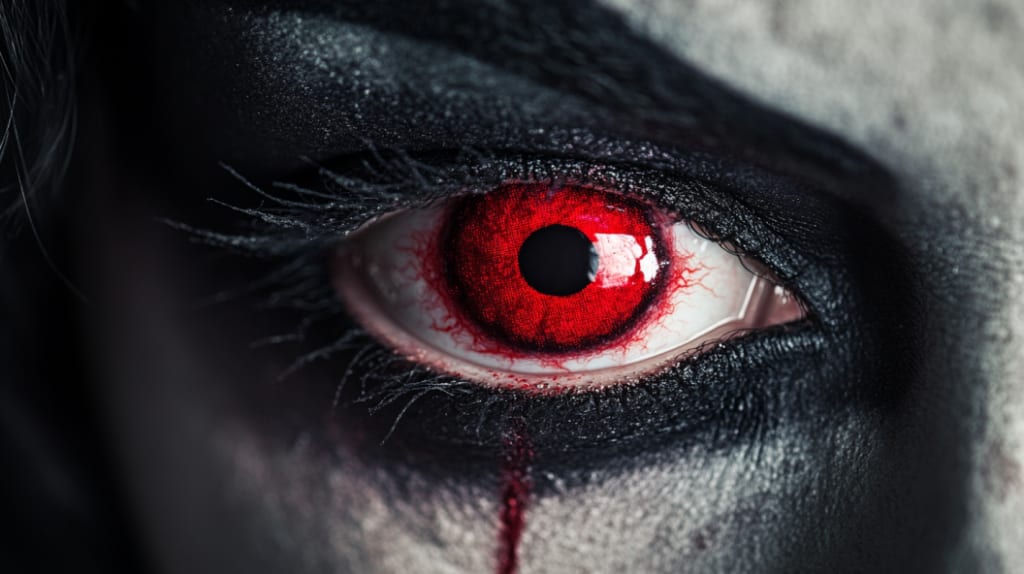 Red Halloween Contacts
