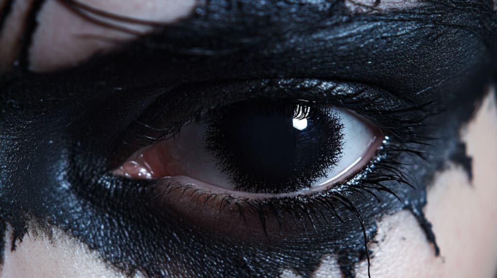Black Halloween Contacts