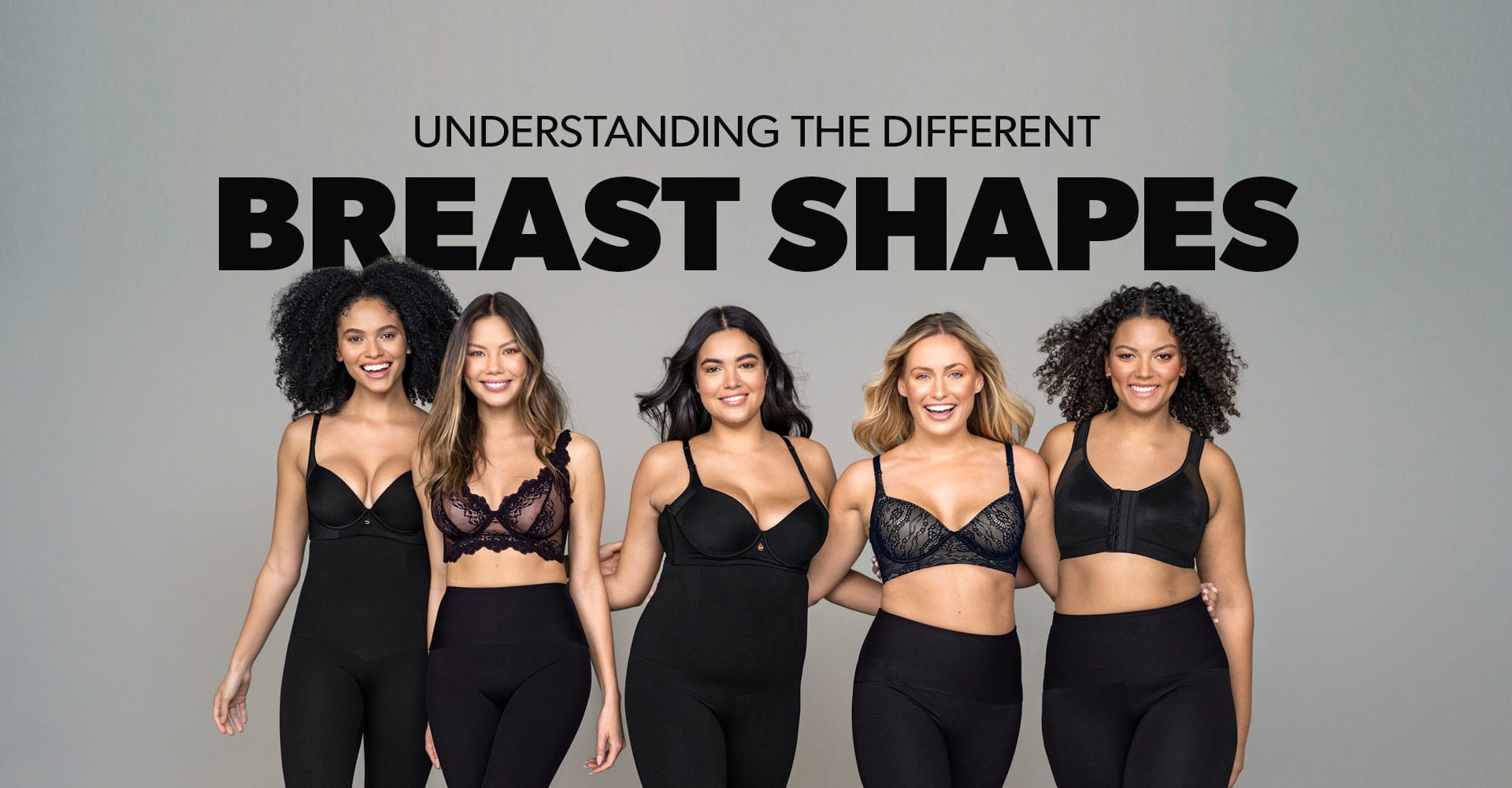 different kind of breast shapes