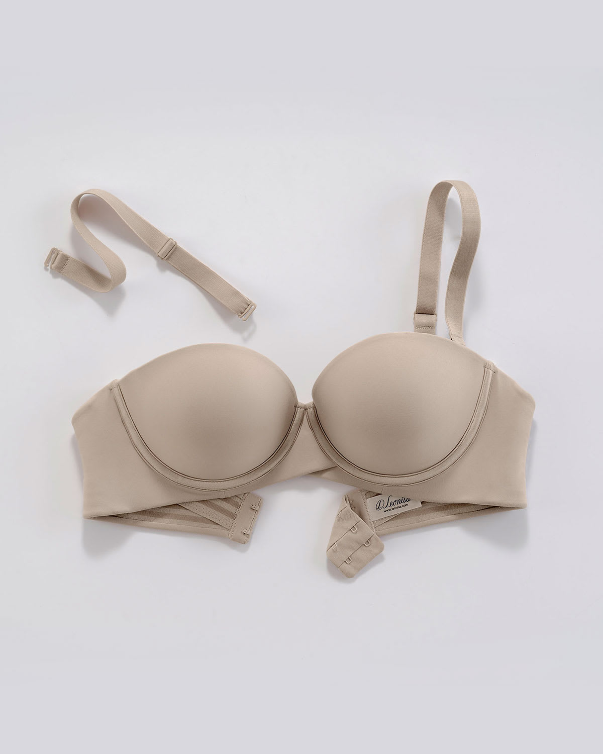 Brasier Adherible Invisible Copas Push Up Strapless