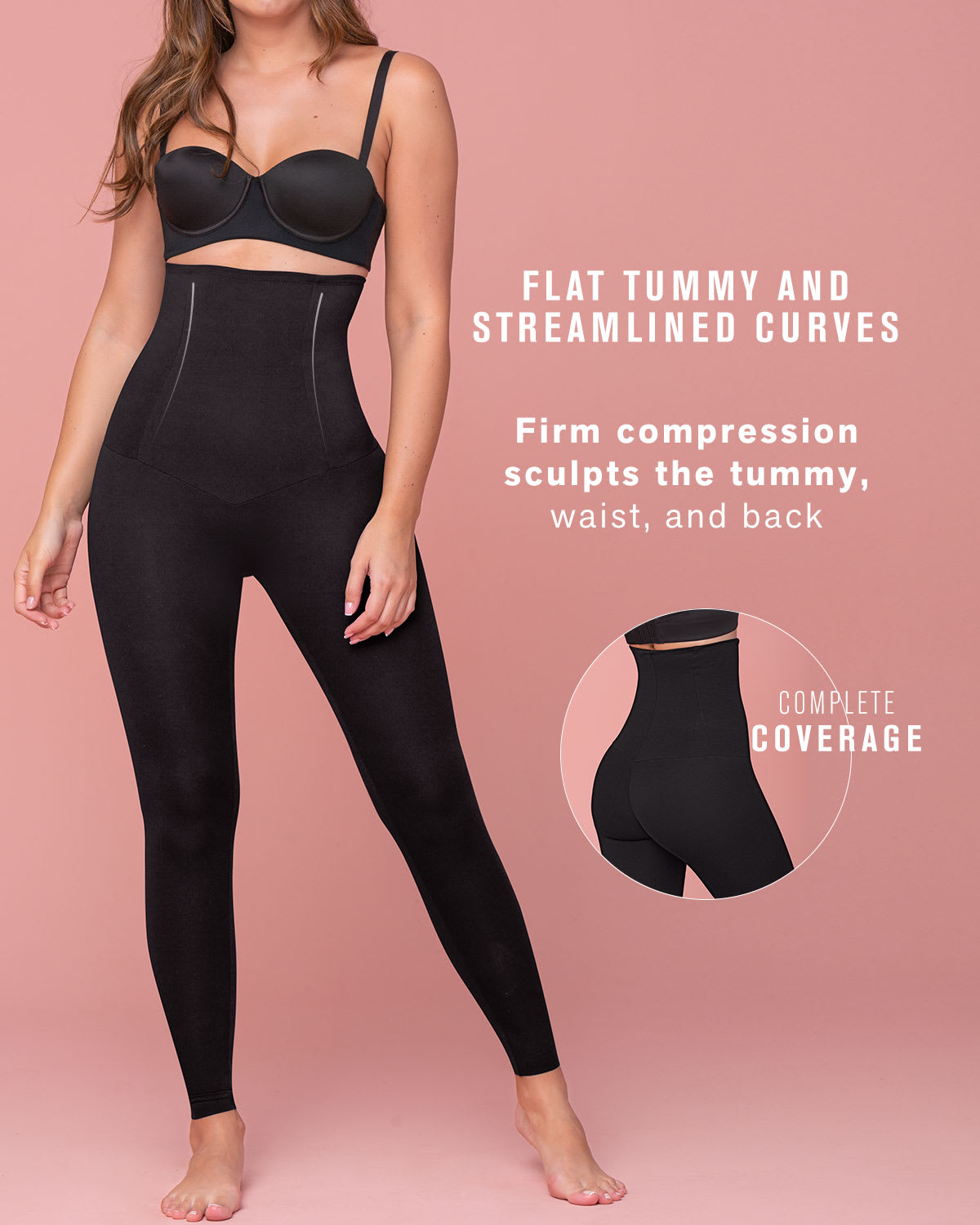 high waist compression tights