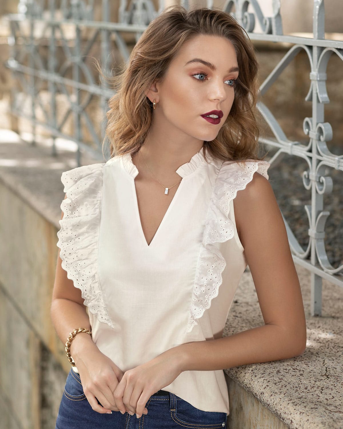 Buy Blusas Con Boleros En El Cuello UP 52% OFF