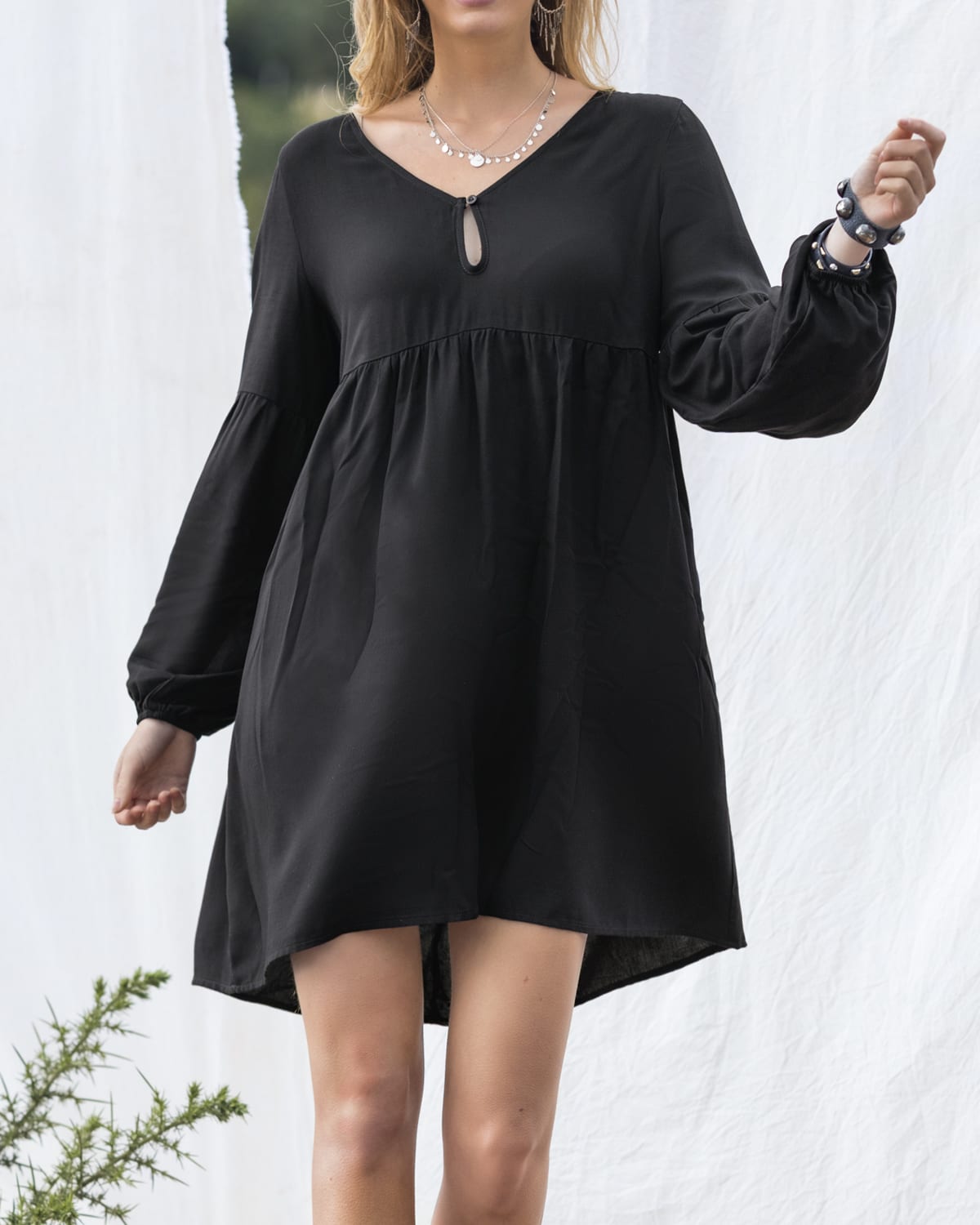 long sleeve bell dress