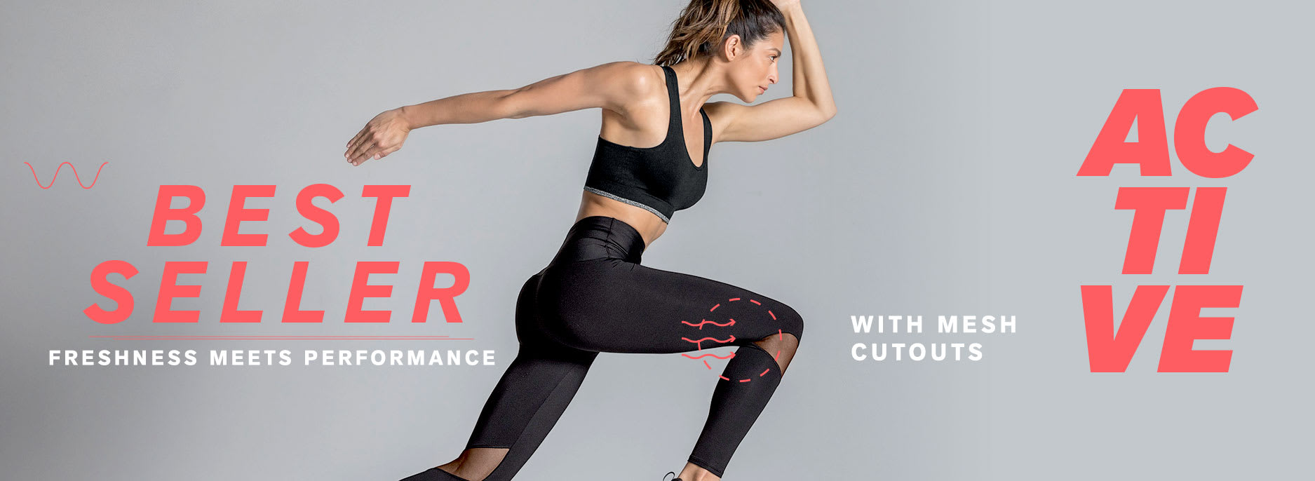 Activelife High Waisted Mesh Shaper Legging Leonisa Europe