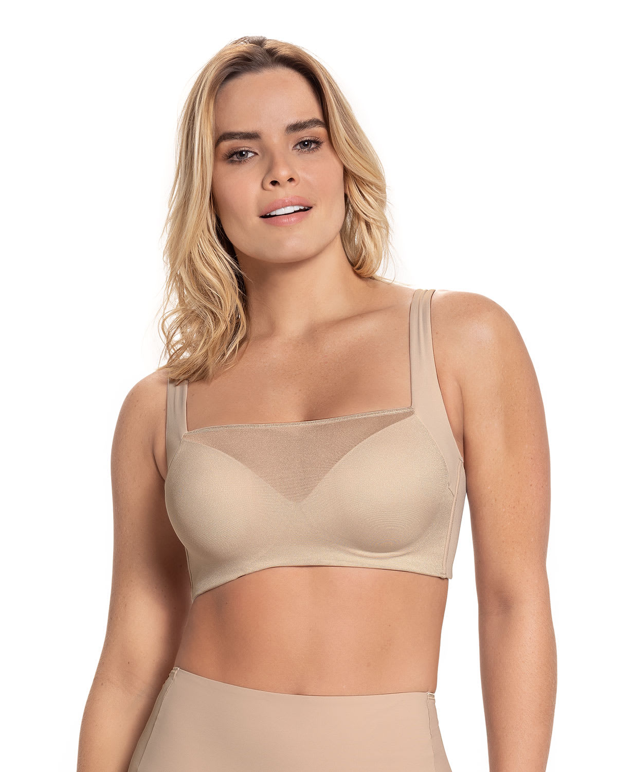 Mesh Front Contouring Bra